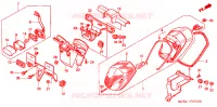 FEU ARRIERE pour Honda VT 1100 SHADOW C2 SABRE de 2005