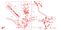 MAITRE CYLINDRE DE FREIN AVANT pour Honda VT 1100 SHADOW C2 SABRE de 2005