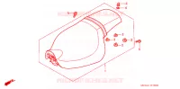 SELLE pour Honda VT 1100 SHADOW C2 SABRE de 2005