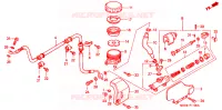 MAITRE CYLINDRE DE FREIN ARRIERE pour Honda VT 1100 SHADOW C3 AERO de 1998