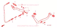 PEDALE pour Honda VT 1100 SHADOW C3 AERO de 1998