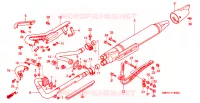 SILENCIEUX D'ECHAPPEMENT pour Honda VT 1100 SHADOW C3 AERO de 1998