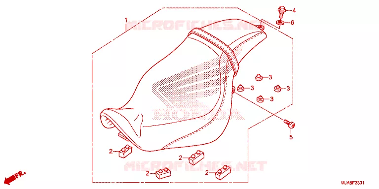 SELLE Honda MOTO 750 SHADOW 2014  VT750C2BE