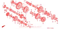 BOITE DE VITESSES pour Honda XR 650 R de 2004