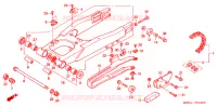 BRAS OSCILLANT pour Honda XR 650 R de 2004