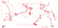 PEDALE   BEQUILLE pour Honda XR 650 R de 2004