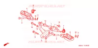 REPOSE PIED pour Honda XR 650 R de 2004