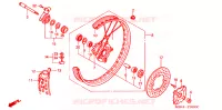 ROUE AVANT pour Honda XR 650 R de 2004