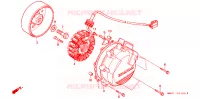 ALTERNATEUR pour Honda RC45 RVF 750 With speed warning light de 1994