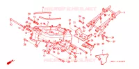 CADRE pour Honda RC45 RVF 750 With speed warning light de 1994