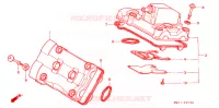 COUVRE CULASSE pour Honda RC45 RVF 750 With speed warning light de 1994