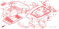 FILTRE A AIR pour Honda RC45 RVF 750 With speed warning light de 1994