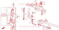 GUIDON   TE DE FOURCHE pour Honda RC45 RVF 750 With speed warning light de 1994
