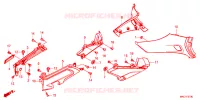 COUVERCLES LATERAUX pour Honda F6B 1800 GOLD WING BAGGER de 2018