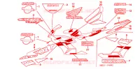 AUTOCOLLANTS pour Honda CBR 1000 RR de 2005
