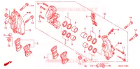 ETRIER DE FREIN AVANT pour Honda CBR 1000 RR de 2005