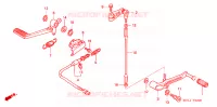 PEDALE pour Honda CBR 1000 RR de 2005