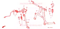 BEQUILLE pour Honda CBR 600 de 1998