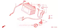 BATTERIE pour Honda CBR600F With speed warning light de 1999