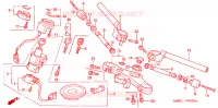 GUIDON   TE DE FOURCHE pour Honda CBR600F With speed warning light de 1999