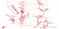 MAITRE CYLINDRE DE FREIN AVANT pour Honda CBR600F With speed warning light de 1999