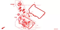 COUVRE CULASSE pour Honda AFRICA TWIN 1000 DCT ADVENTURE LOWER de 2019