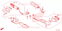 CLIGNOTANT pour Honda CBR 150 R LEGEND SPORT de 2016