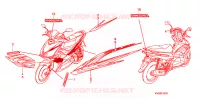 AUTOCOLLANTS pour Honda AIRBLADE 110 de 2008