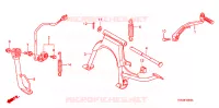 BEQUILLE CENTRALE   PEDALE DE FREIN pour Honda AIRBLADE 110 de 2008