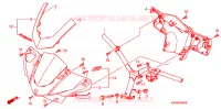 GUIDON   CARENAGE pour Honda AIRBLADE 110 de 2008