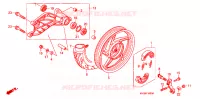 ROUE ARRIERE pour Honda AIRBLADE 110 de 2008