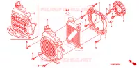 VENTILATEUR ET COUVERCLE DE RADIATEUR pour Honda AIRBLADE 110 de 2008