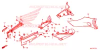 COUVERCLES LATERAUX pour Honda GL 1800 GOLD WING TOUR DCT, NAVI, AIRBAG de 2020