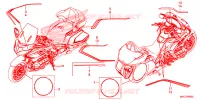 AUTOCOLLANTS pour Honda GL 1800 GOLD WING TOUR de 2020