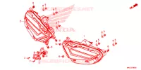 FEUX ARRIERE pour Honda GL 1800 GOLD WING TOUR de 2020