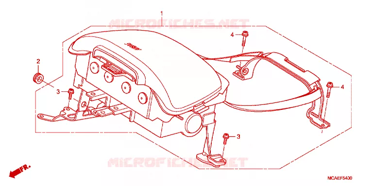 MODULE AIRBAG Honda MOTO 1800 GOLD-WING 2015  GL1800F