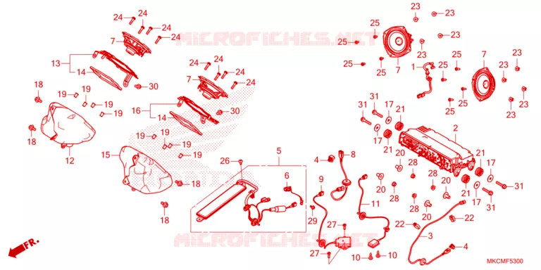 APPAREIL AUDIO Honda MOTO 1800 GOLD-WING 2021  GL1800DAM