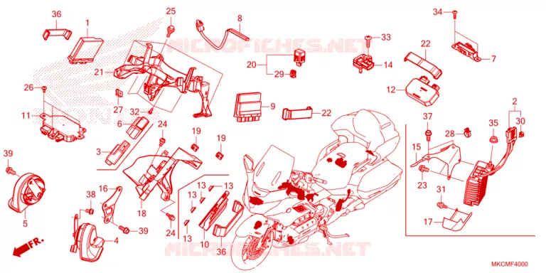 UNITE DE COMMANDE Honda MOTO 1800 GOLD-WING 2021  GL1800DM