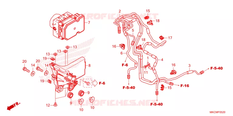 MODULATEUR ABS Honda MOTO 1800 GOLD-WING 2021  GL1800DM