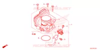 CORPS DE PAPILLON pour Honda GL 1800 GOLD WING TOUR DCT, NAVI, AIRBAG de 2021