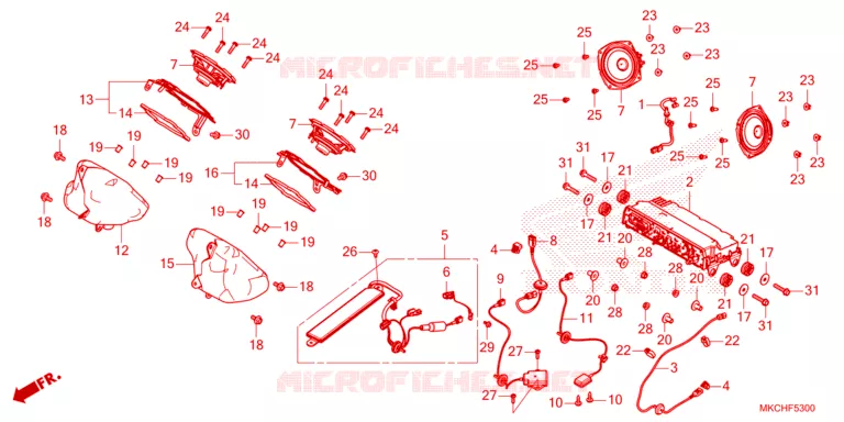 APPAREIL AUDIO Honda MOTO 1800 GOLD-WING 2021  GL1800DAM