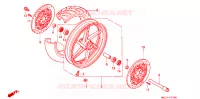 ROUE AVANT pour Honda CBR 600 de 1997