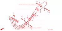 SILENCIEUX D'ECHAPPEMENT pour Honda CBR 600 de 1997