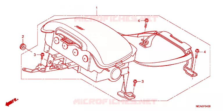MODULE AIRBAG Honda MOTO 1800 GOLD-WING 2013  GL1800D