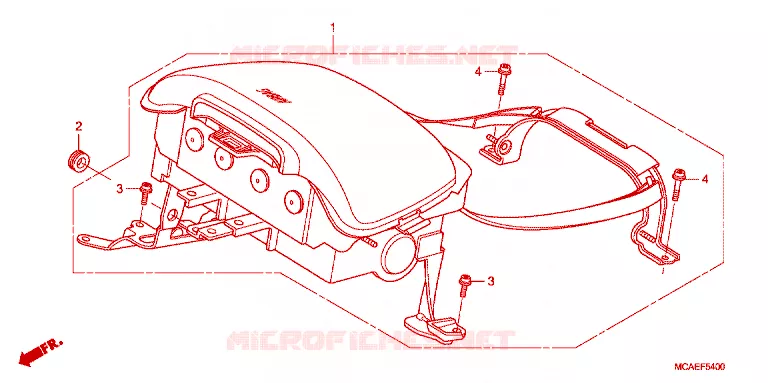 MODULE AIRBAG Honda MOTO 1800 GOLD-WING 2013  GL1800D