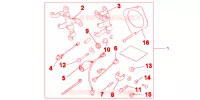 KIT MONTAGE ANTIBROUILLARDS pour Honda GL 1800 GOLD WING ABS NAVI AIRBAG de 2013
