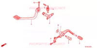 PEDALE pour Honda GL 1800 GOLD WING ABS NAVI AIRBAG de 2013