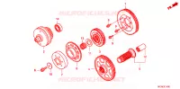 TRANSMISSION PRIMAIRE pour Honda GL 1800 GOLD WING ABS NAVI AIRBAG de 2013