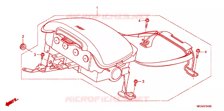 MODULE AIRBAG Honda MOTO 1800 GOLD-WING 2013  GL1800D