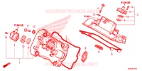 COUVRE CULASSE pour Honda VFR 800 F de 2016